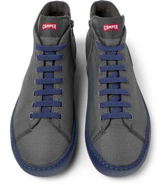 Camper Turnschuhe Peu Touring Lederschuhe grau