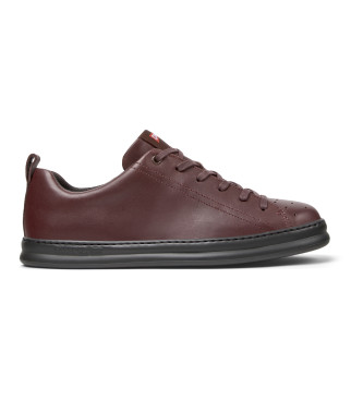 Camper Baskets Runner Four en cuir bordeaux