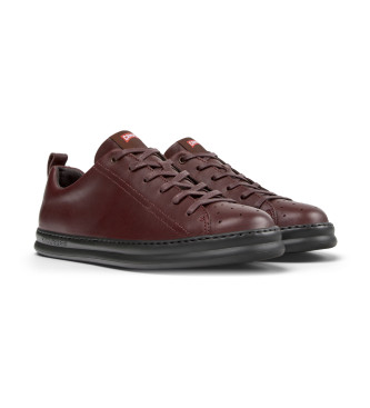 Camper Baskets Runner Four en cuir bordeaux
