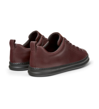 Camper Baskets Runner Four en cuir bordeaux
