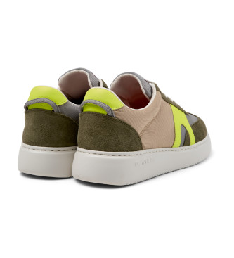 Camper Buty skórzane Runner K21 zielone