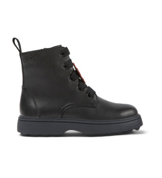 Camper TWS leather booties black