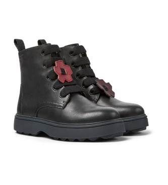 Camper TWS leather booties black