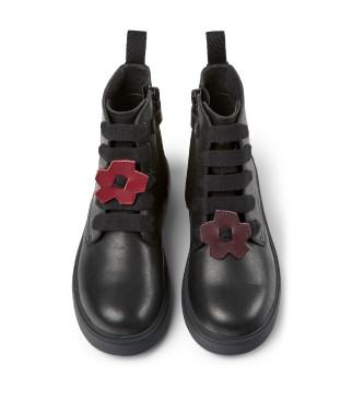 Camper TWS leather booties black