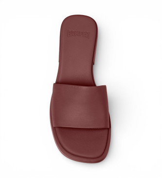 Camper Sand�lias Dana em pele cor de vinho