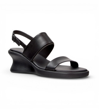 Camper Ledersandalen Louise schwarz