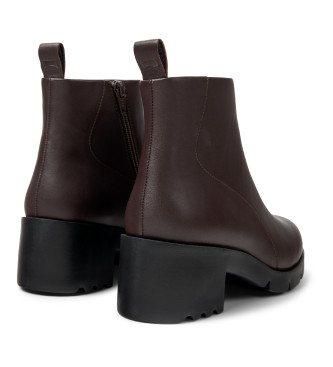 Camper Bottines en cuir Wanda marron