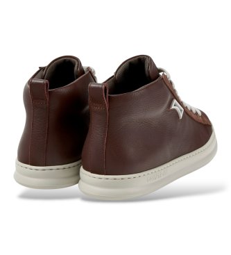 Camper Zapatillas botín de piel Peu Touring marrón