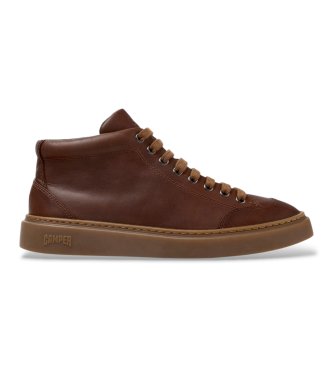 Camper Zapatillas botín de piel Peu Touring marrón
