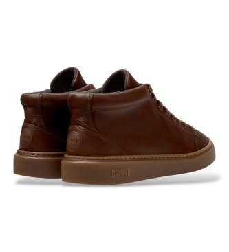 Camper Zapatillas botín de piel Peu Touring marrón