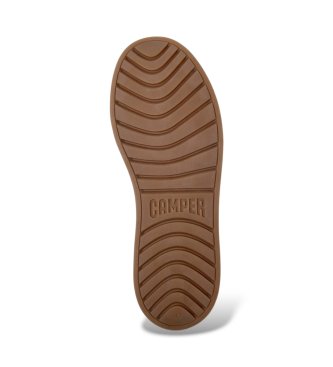 Camper Zapatillas botín de piel Peu Touring marrón
