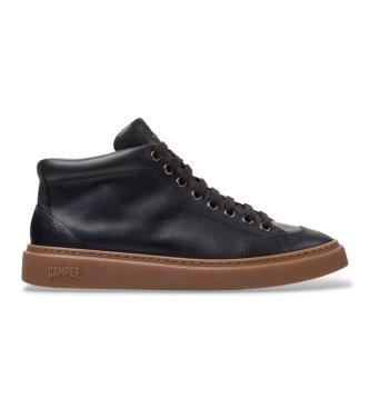 Camper Zapatillas botín de piel Peu Touring negro