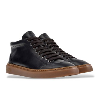 Camper Zapatillas botín de piel Peu Touring negro