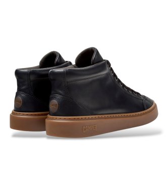 Camper Zapatillas botín de piel Peu Touring negro