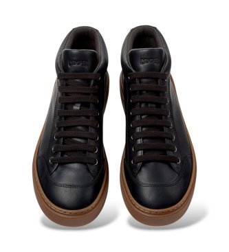 Camper Zapatillas botín de piel Peu Touring negro