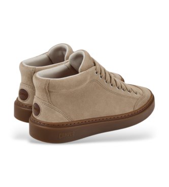 Camper Buty typu botki damskie ze skóry Runner Twentyfive beżowe