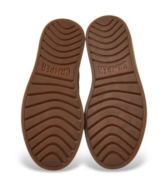Camper Buty typu botki damskie ze skóry Runner Twentyfive beżowe