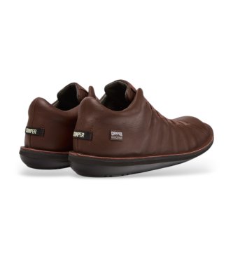 Camper Beetle Sneaker aus Leder braun