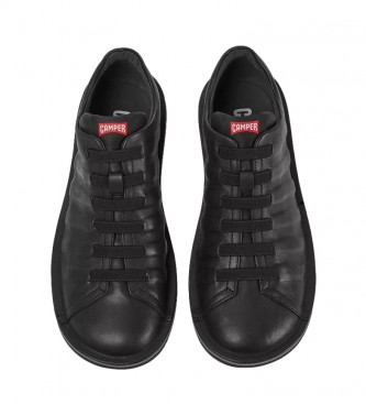 CAMPER Black Beetle leather shoes