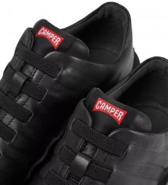 CAMPER Black Beetle leather shoes