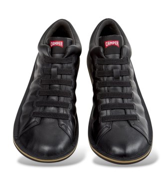 Camper Beetle black leather sneakers