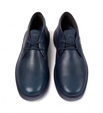 Camper Bill navy leather trainers