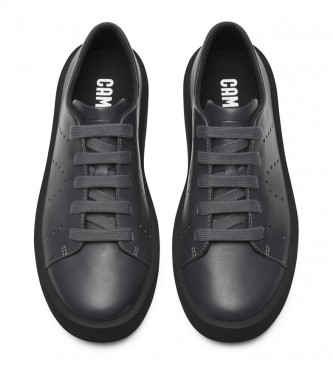 CAMPER Grey Courb Leather Shoes