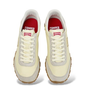 Camper Baskets en cuir Drift Walk beige