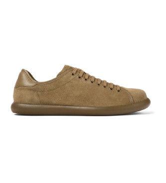 Camper Soller brown leather trainers