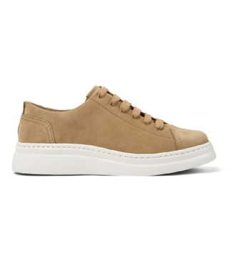 Camper Runner Up brown leather trainers