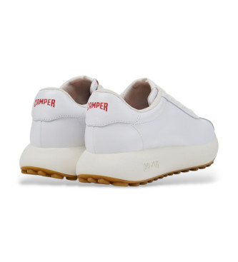 Camper Pantofole in pelle Athens Pelotas bianche