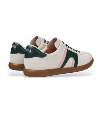 Camper Pantofole in pelle Pelotas Soller bianche