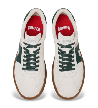 Camper Pantofole in pelle Pelotas Soller bianche
