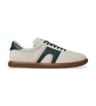 Camper Leder Turnschuhe Pelotas Soller wei
