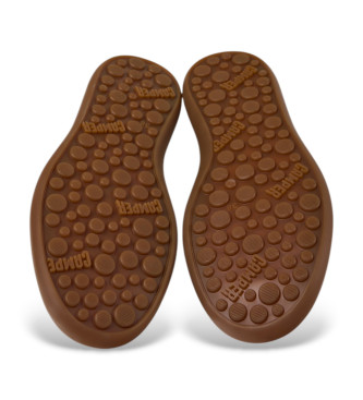 Camper Leder Turnschuhe Pelotas Soller wei