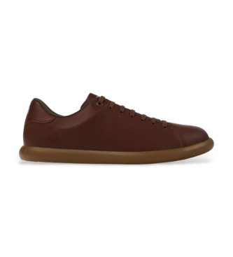 Camper Baskets en cuir Pelotas Soller marron