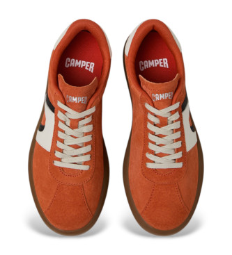 Camper Zapatillas de Piel Pelotas Soller naranja