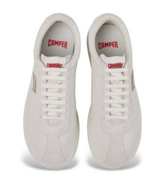 Camper Leather Shoes Pelotas XLite white