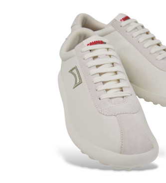 Camper Leather Shoes Pelotas XLite white