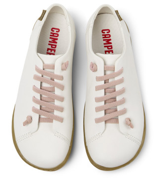 Camper Zapatillas de piel Peu blanco