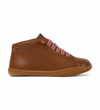 Camper Peu brown leather trainers