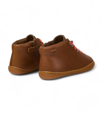 Camper Peu brown leather trainers