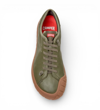 Camper Peu Path+ Leather Sneakers verde