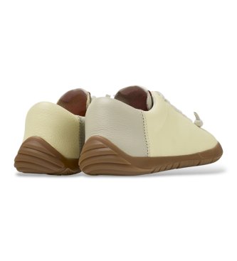 Camper Baskets en cuir Peu Path+ Twins beige