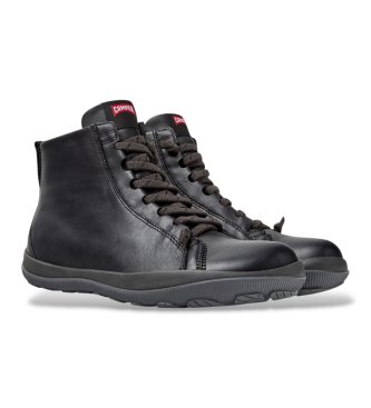 Camper Baskets en cuir Peu Pista GM noir