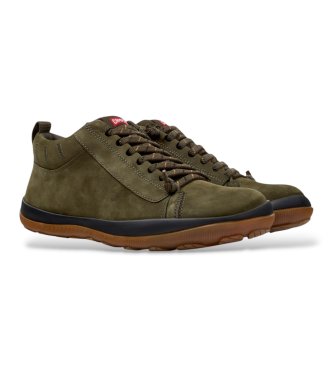 Camper Baskets en cuir Peu Pista GM vert