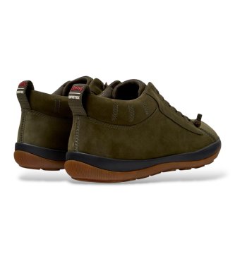 Camper Baskets en cuir Peu Pista GM vert