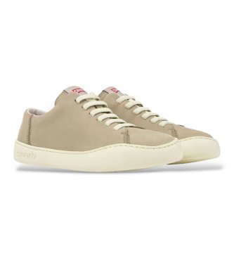 Camper Peu Touring beige leather sneakers