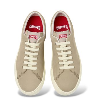 Camper Peu Touring beige leather sneakers