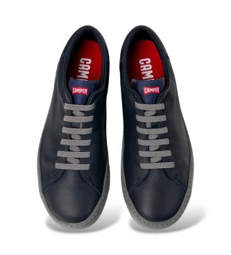 Camper Scarpe in pelle Peu Touring blu marino